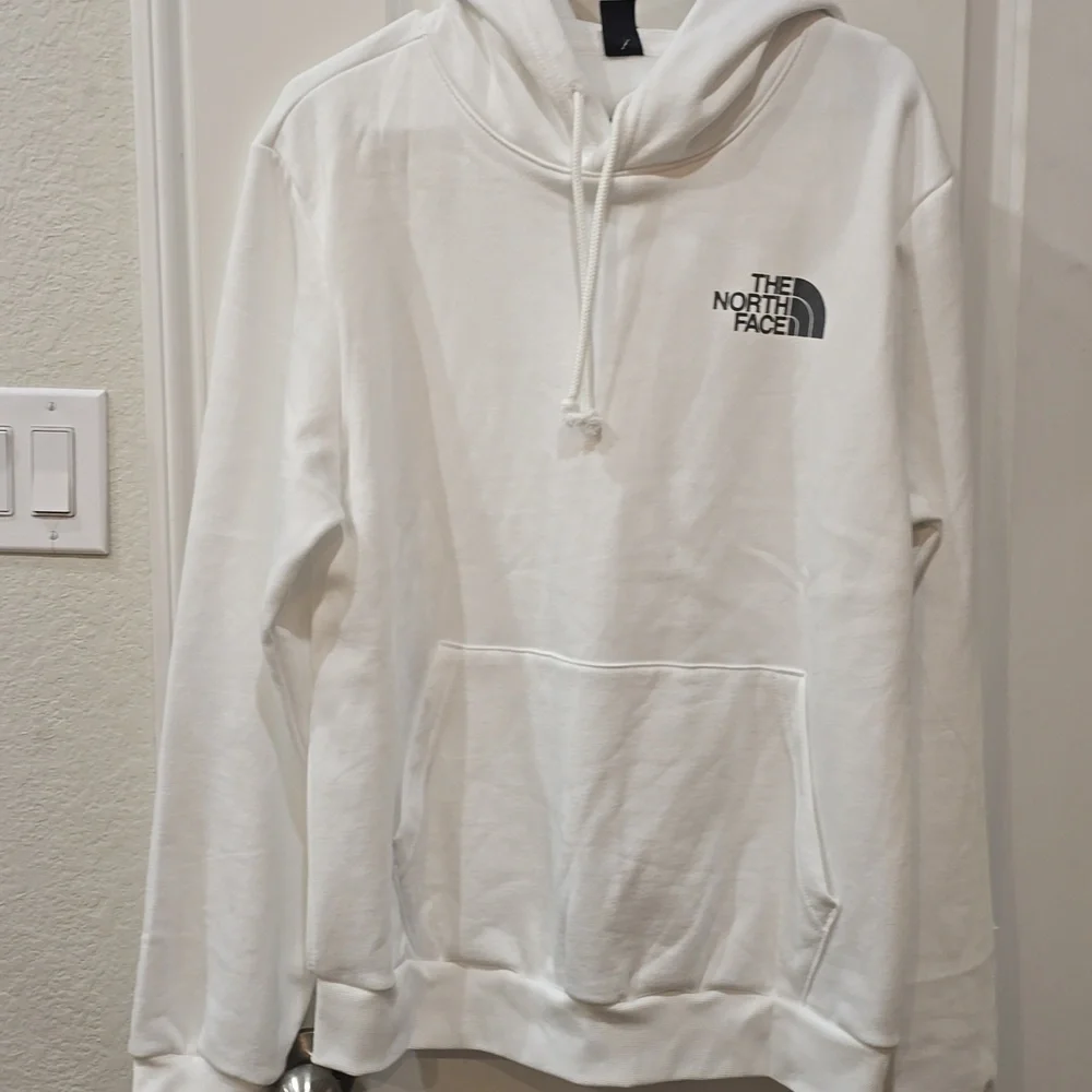 The North Face Mountain Top Hoodie- White‎
